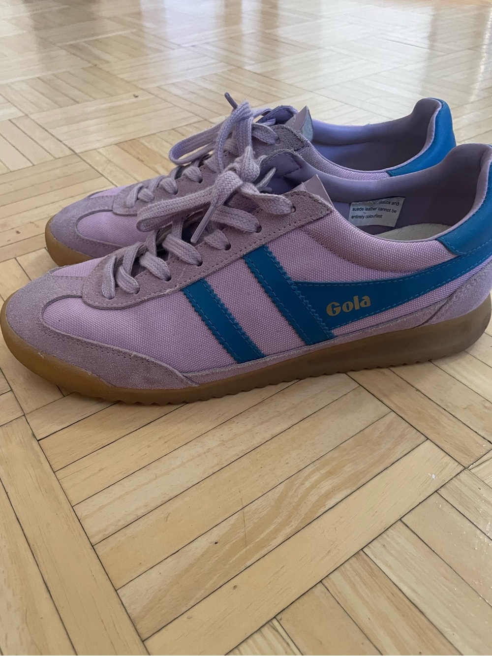 Gola Women’s purple and blue tornado sneaker, 8.5
